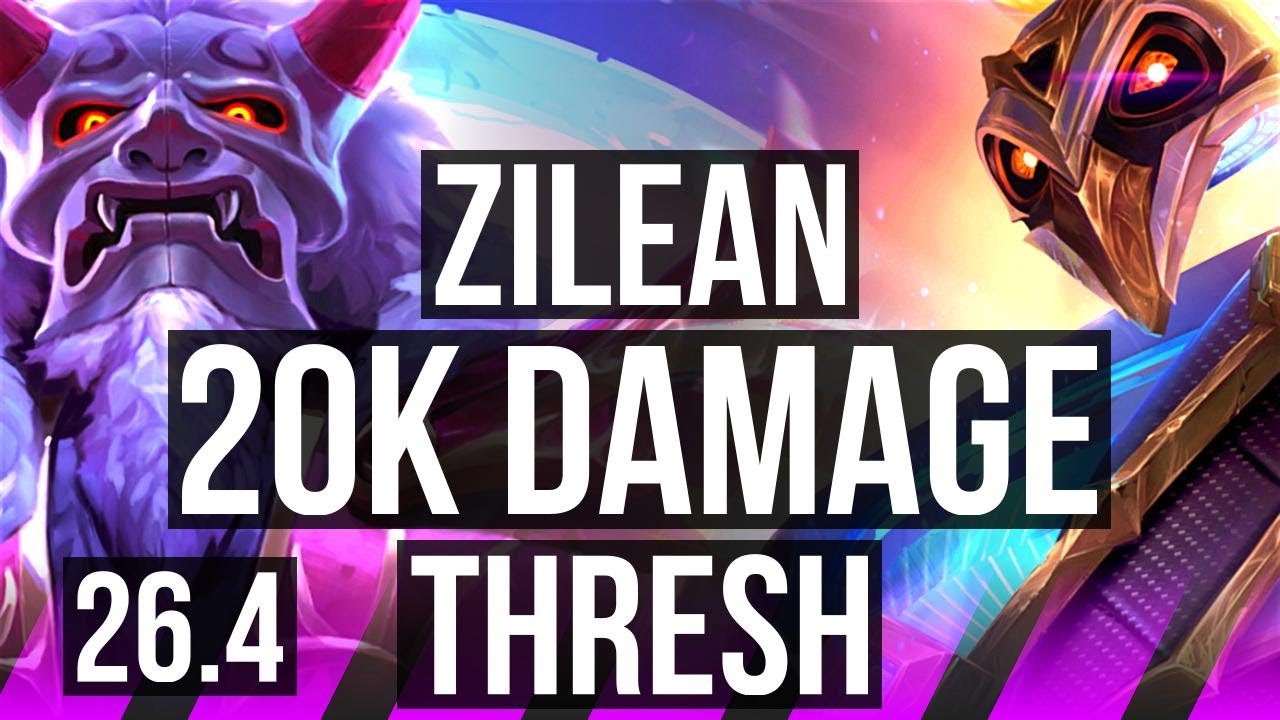 ZILEAN & Jhin vs THRESH & Corki (SUP) | Good KDA: 7/1/18, 20K damage | NA Master | 26.4