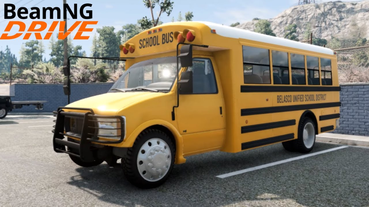 BeamNG Drive RP#110   I Slammed A Short Bus And Engine Swapped It With A Bullet Proof LB7 Duramax
