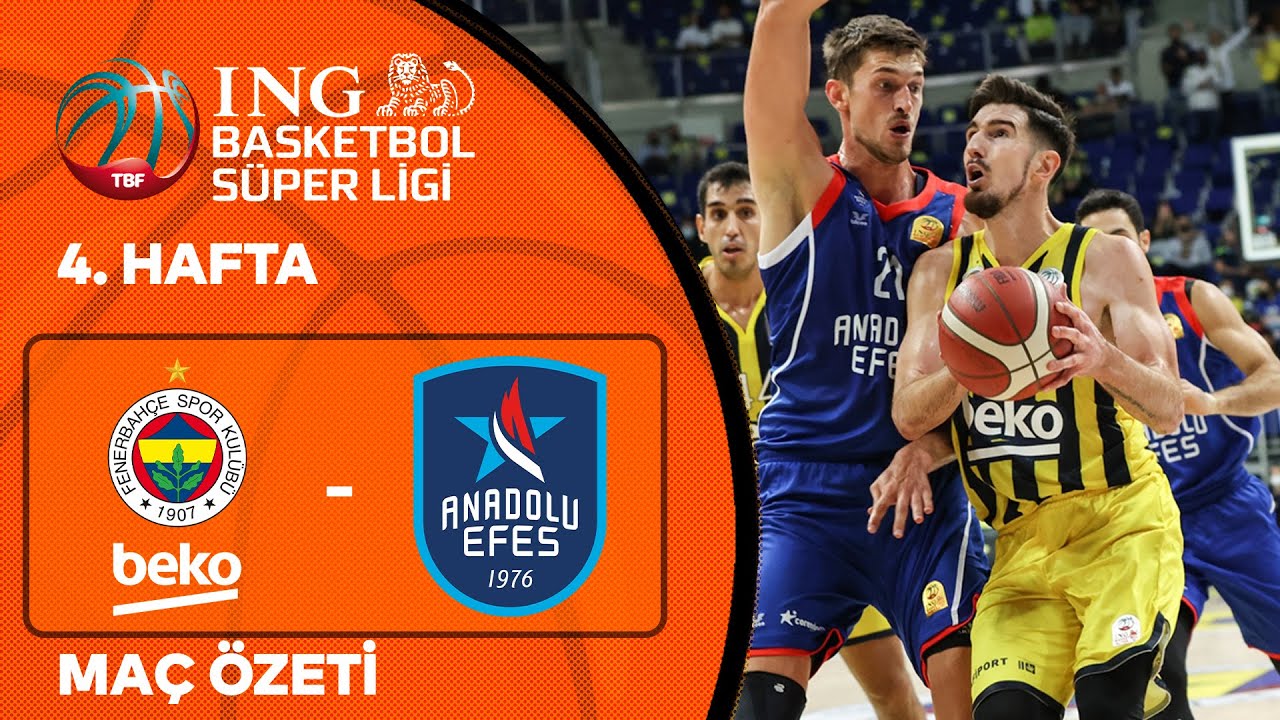 BSL 4. Hafta Özet | Fenerbahçe Beko 90-68 Anadolu Efes