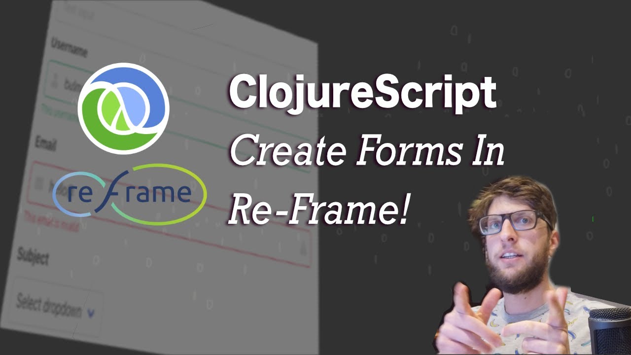 Create a form using ClojureScript and Re-Frame