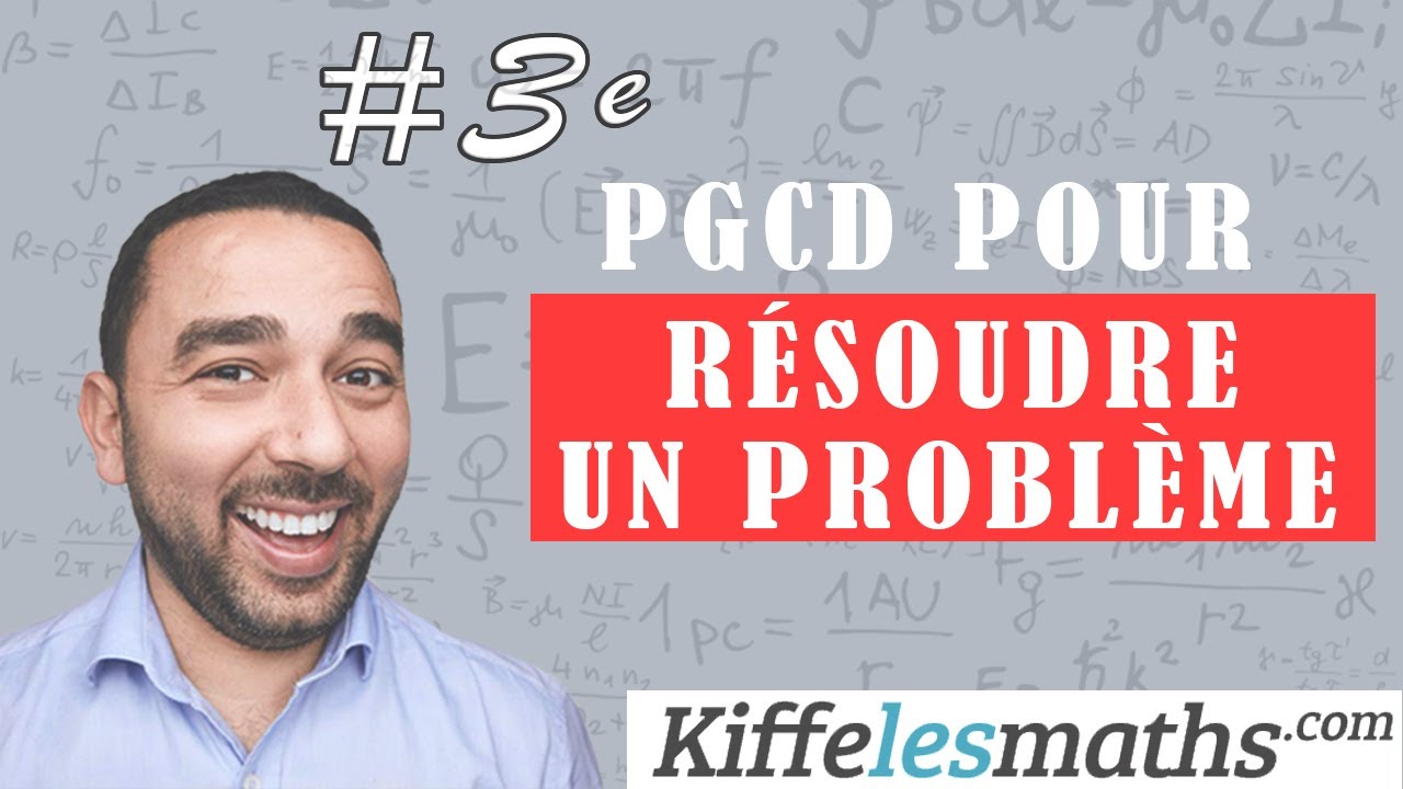 PGCD et problèmes. PGCD exercice corrigé.