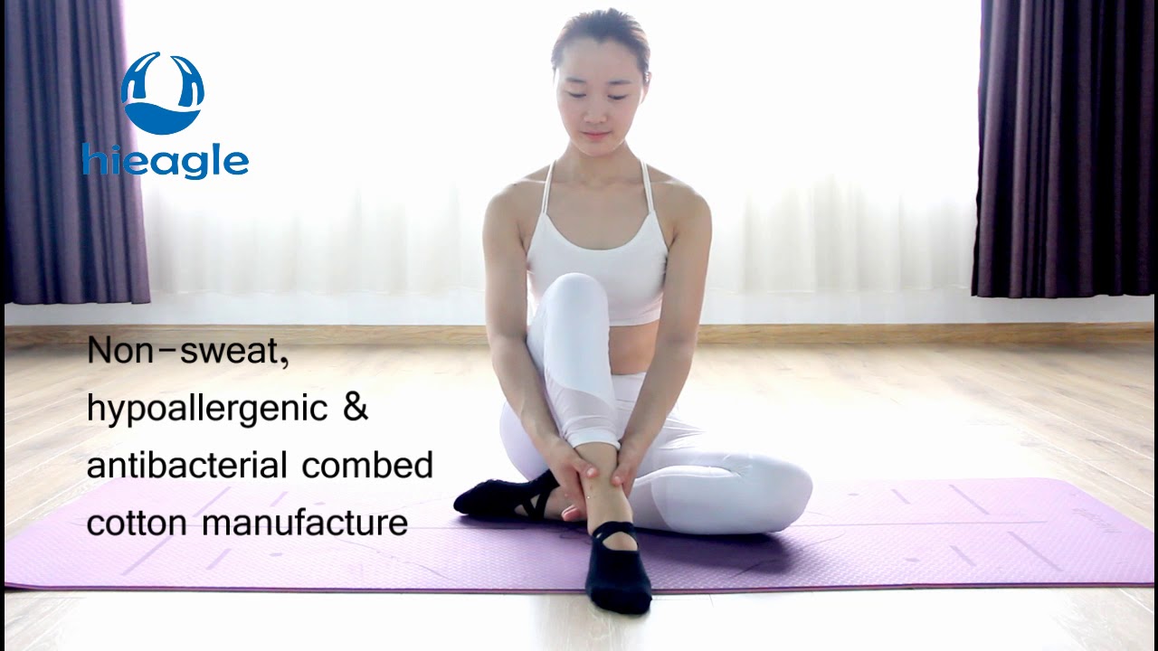 Yoga Socks  Grip & Non Slip Combed Cotton