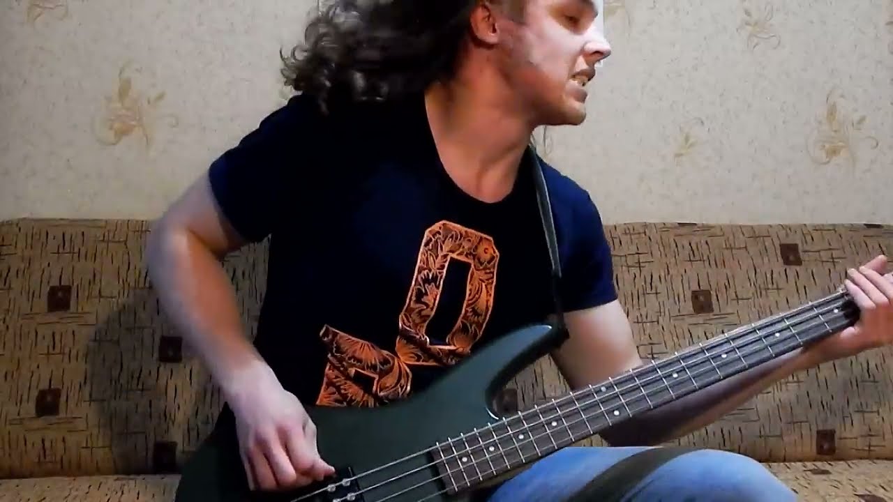 Metallica Whiplash bass cover (tabs in description)