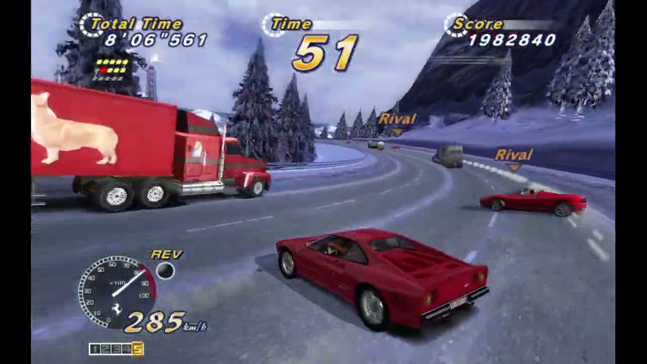 OutRun 2SP 15 Stage Outrun (Manual) - 14'01"428