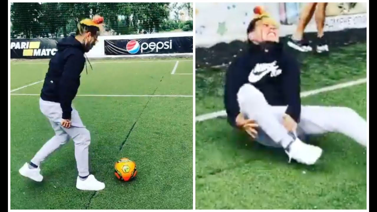 6ix9ine подвернул лодыжку, пытаясь сыграть в футбол