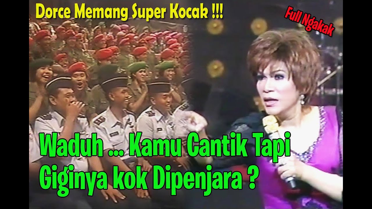 Tentara Cantik, Tapi Giginya Dipagerin... Hua ha ha ha ..... Dorce Emang Konslet
