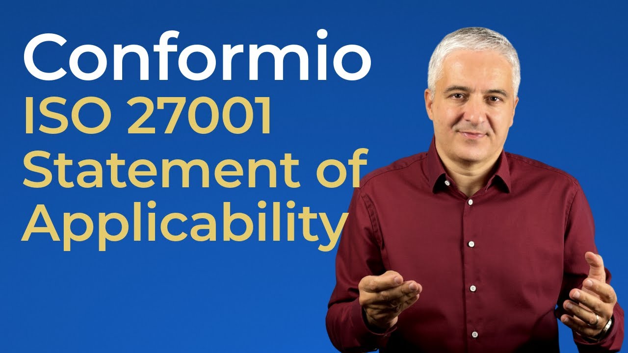 Автоматизация заявления о применимости ISO 27001 с помощью Conformio