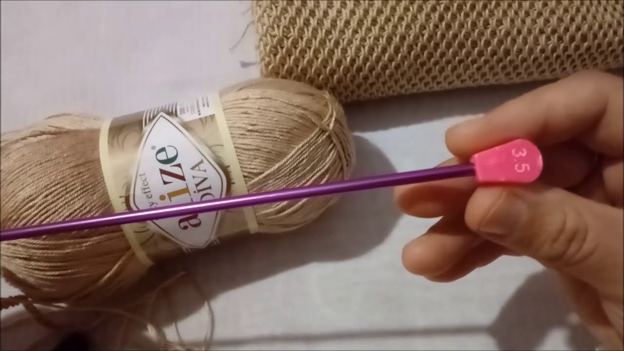 tunisian crochet /smock stitch/غرز الكروشيه التونسي/غرزة السموك