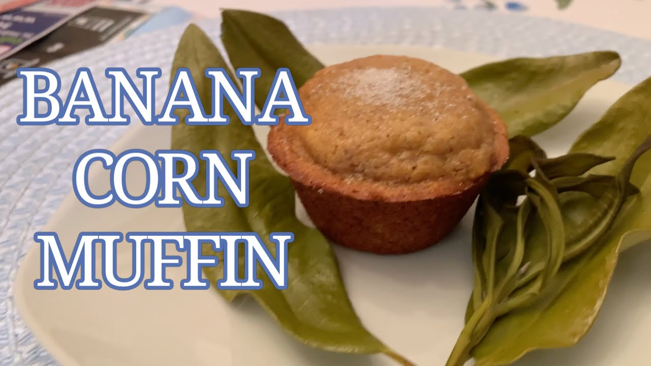 Banana Corn Muffin (simple & quick for the kids)