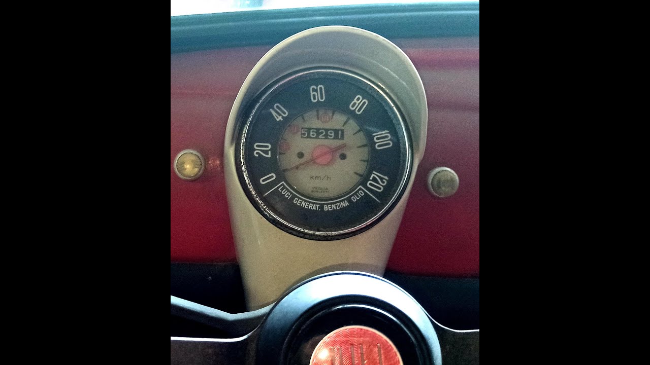 FIAT 500 F - Contachilometri restauro conservativo