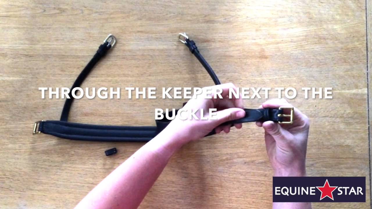 How to put together a Crank Noseband