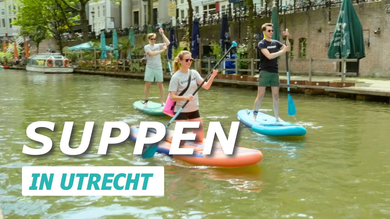Suppen in Utrecht Centrum op de grachten met Stardupp supboards #wakestore #supboards #suppen