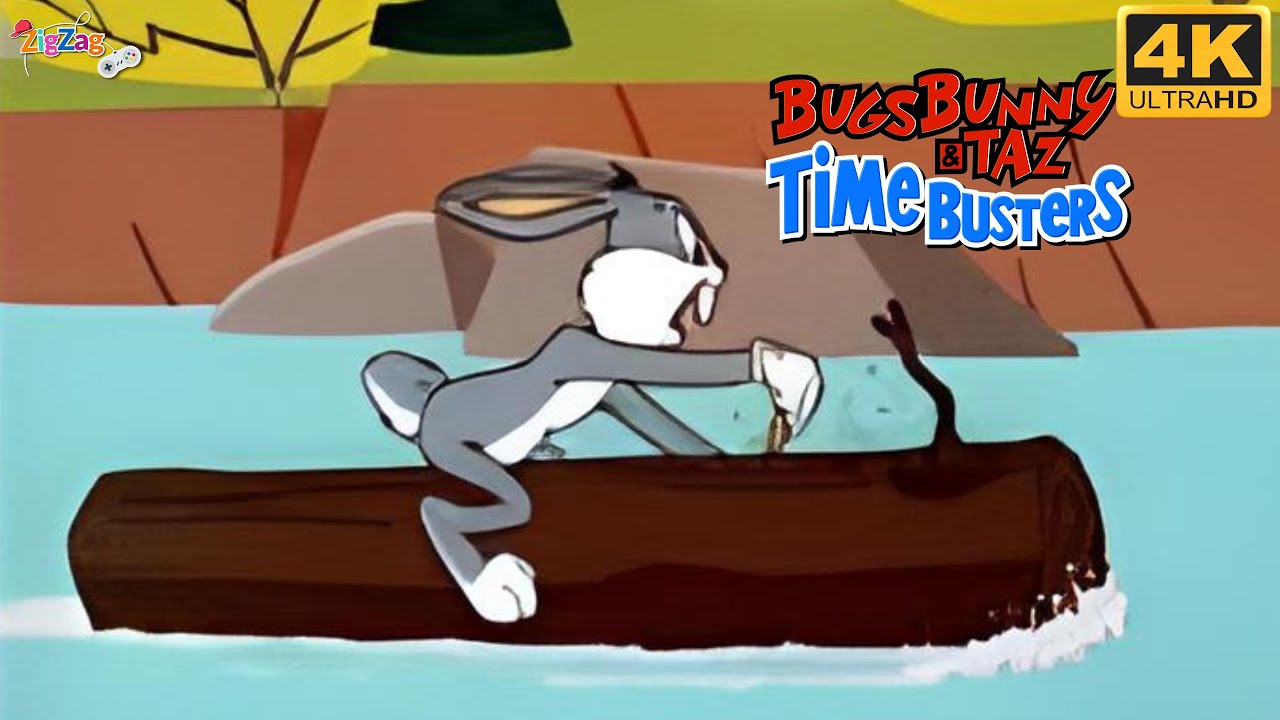 Bugs Bunny & Taz Time Busters #12 | Zoovania & Hunted River | PS1 4K @ZigZagGamerPT