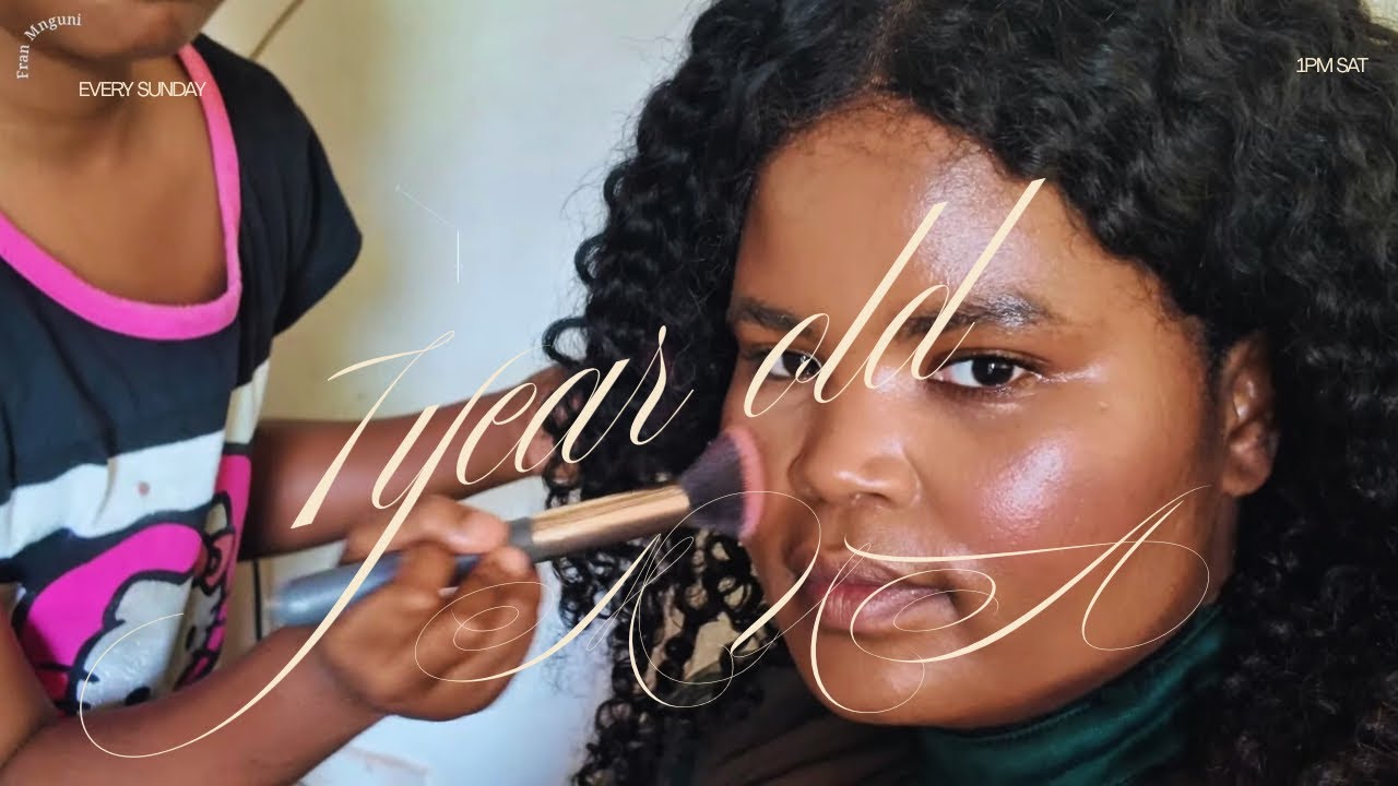 7 year old Makeup Artist |Christmas in a South African village |South African YouTuber 