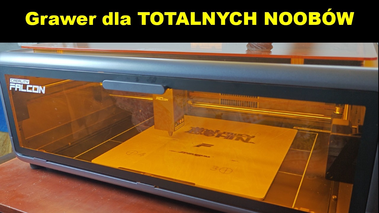 Creality Falcon A1 – laser, który ogarnie każdy noob! Testuję na wszystkim