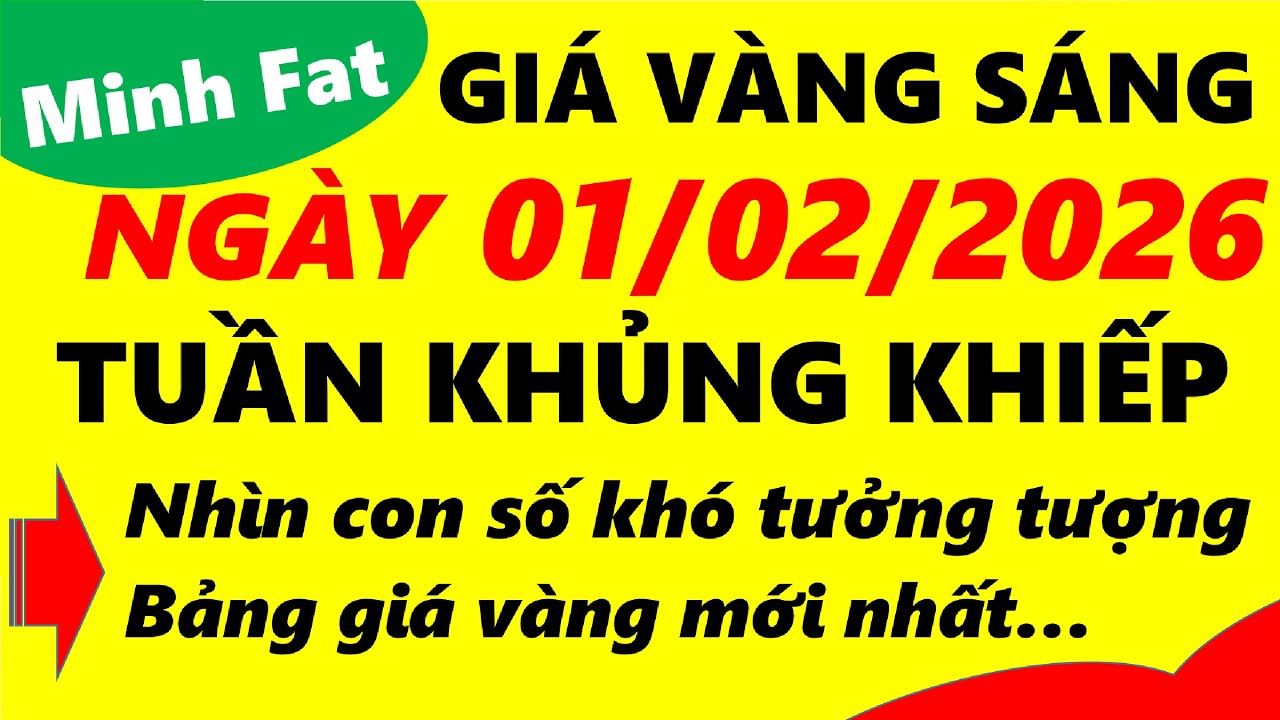 Giá vàng hôm nay ngày 01/01/2026 - giá vàng 9999, vàng sjc, vàng nhẫn 9999,...