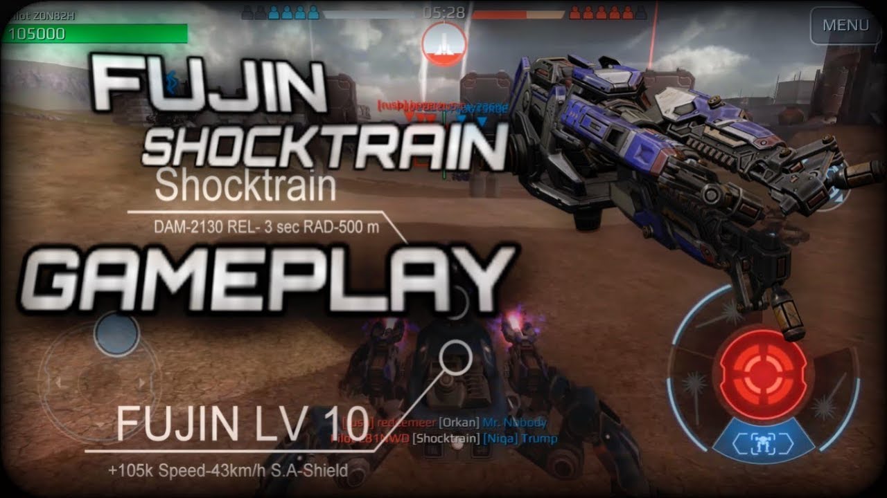 WR: Shocktrain Fujin Gameplay