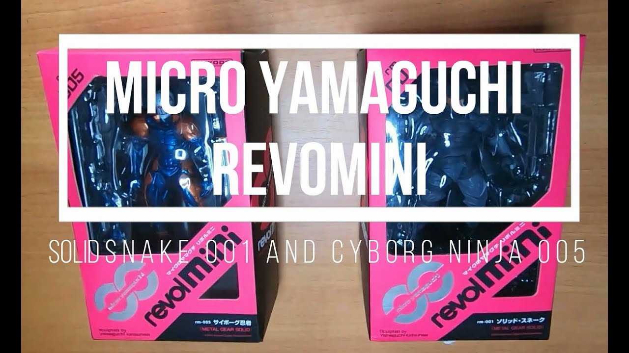 Revomini Solid Snake 001 and Cyborg Ninja 005