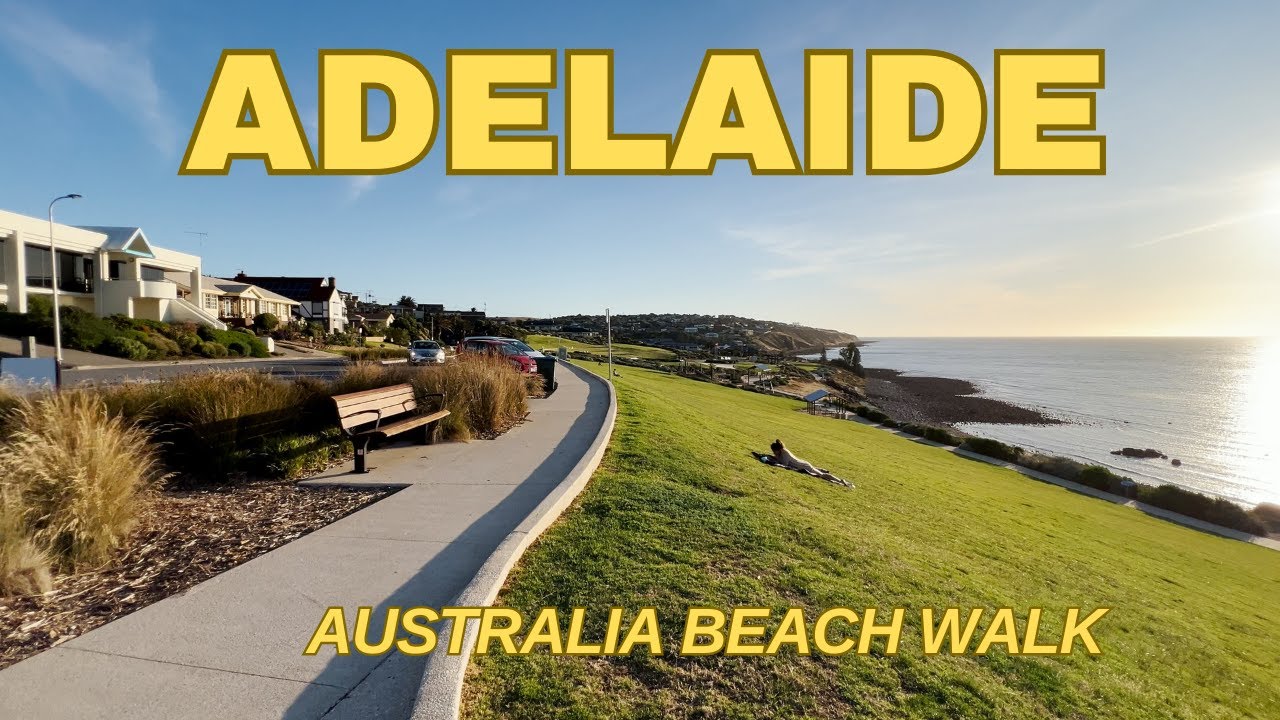 Australia | Adelaide Beach Walk | Hallett Cove Beach | UHD 60FPS