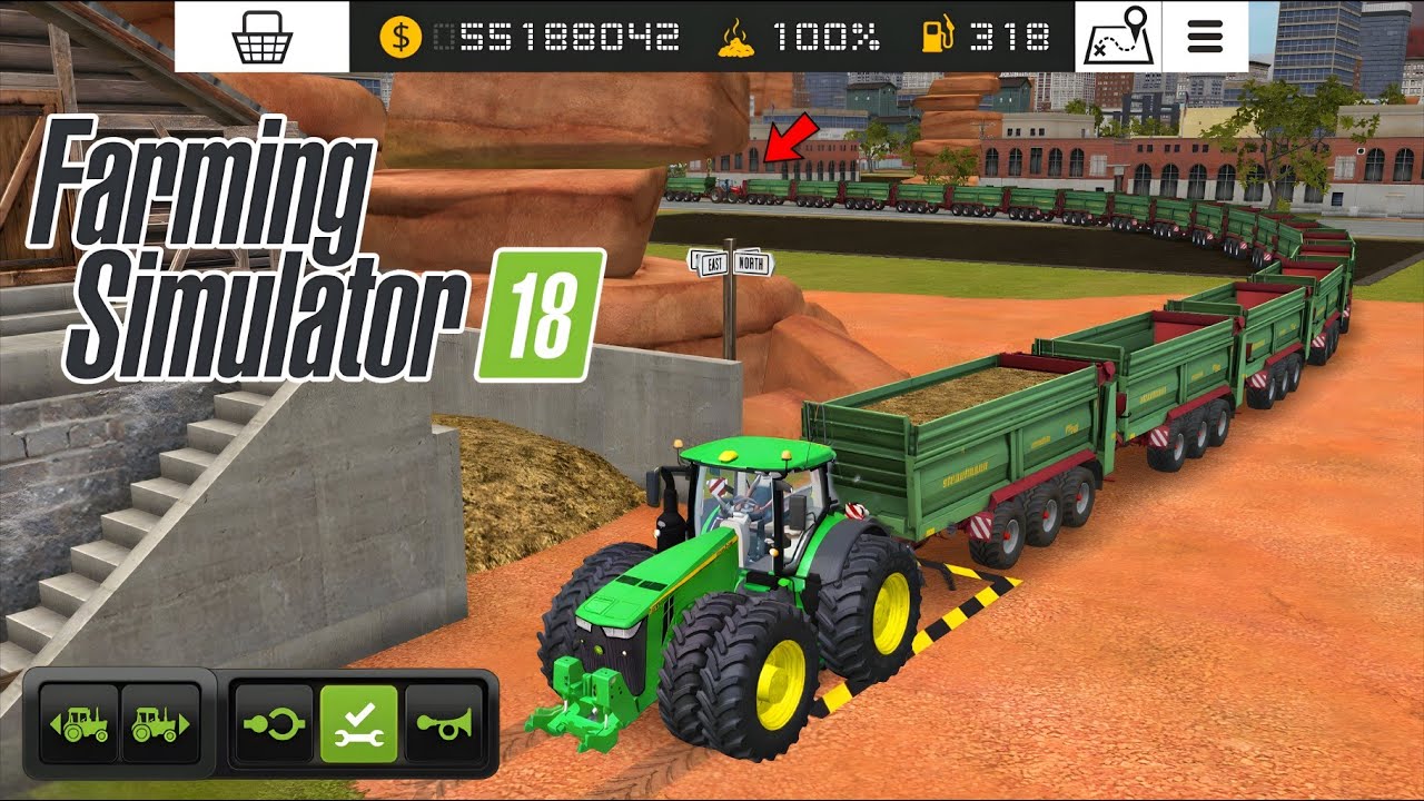 Fs 18 Longest Cow Fertilizer Chain 😱 ! Farming Simulator 18 Gameplay | Fs18 Timelapse #fs18 