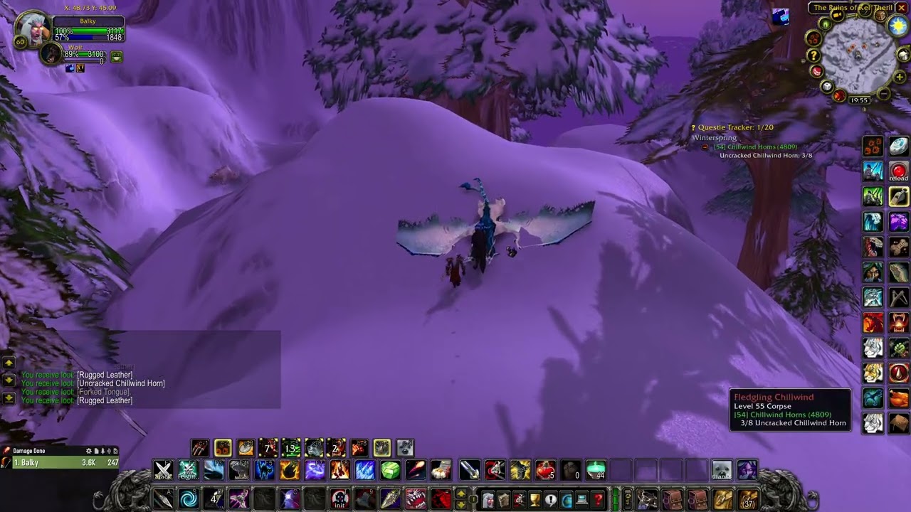 Chillwind Horns (WOW classic quest)