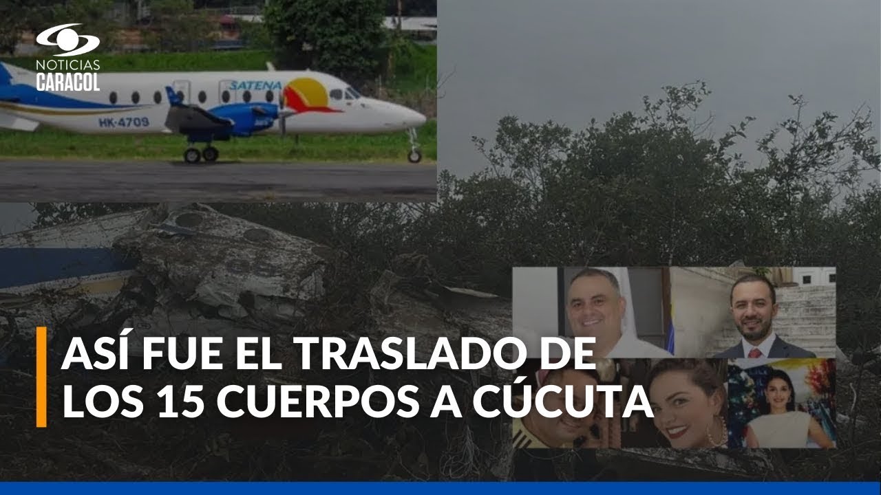Así fue el rescate de los 15 cuerpos tras el accidente del avión de Searca en Norte de Santander