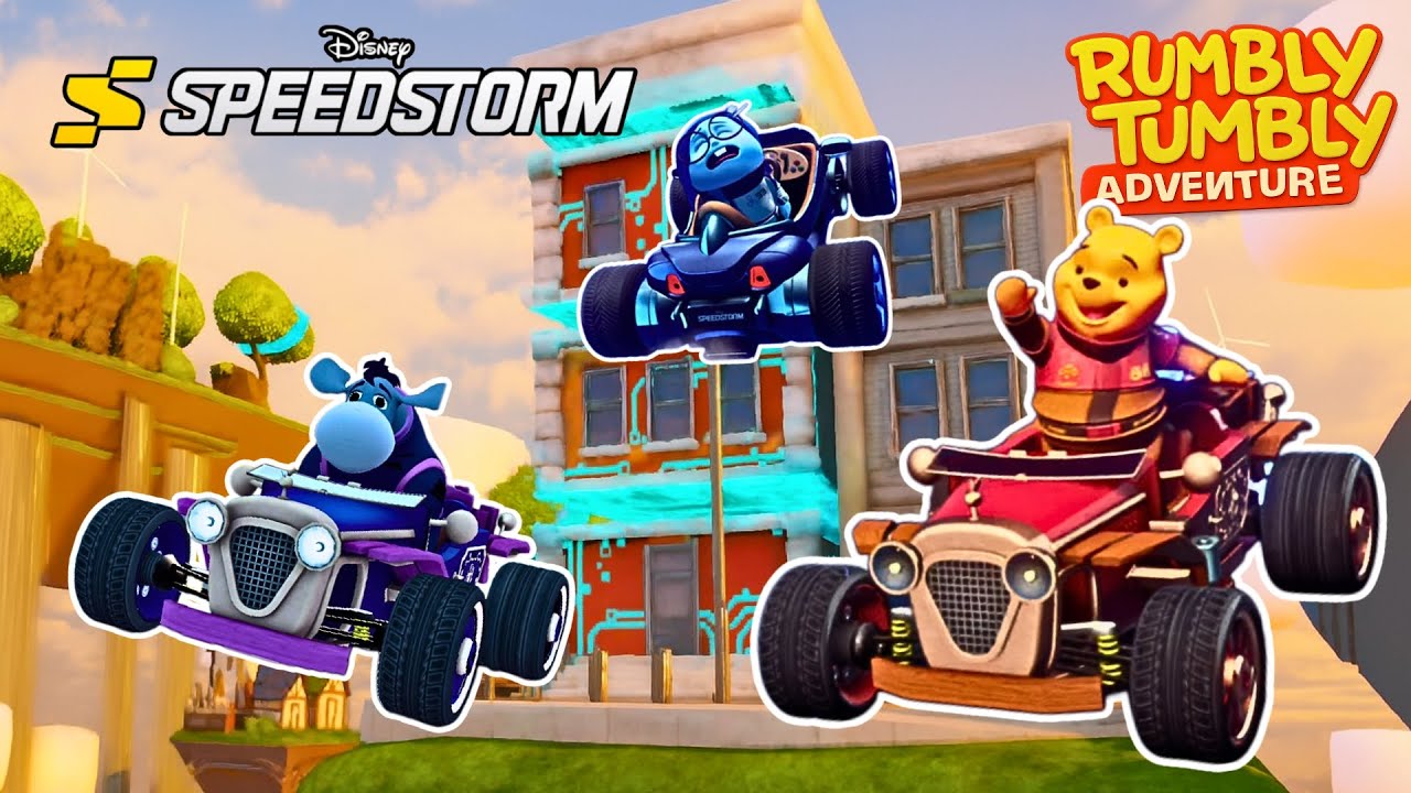 RUMBLY TUMBLY: WINNIE Challenges the Track in Search of the Legendary Honey | Disney Speedstorm