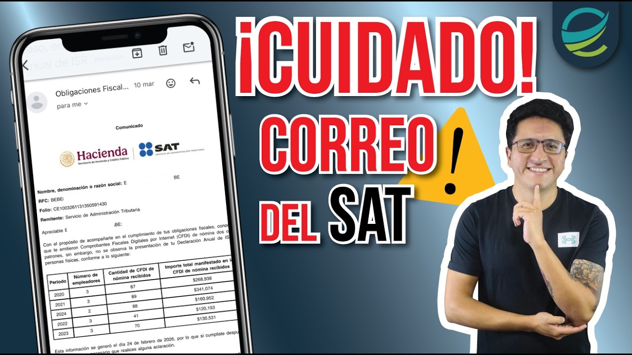 CURSO 🔥¡CUIDADO! Empleados, Jubilados 🔥 Si les llegó un correo del SAT ¿QUÉ HAGO?🔥