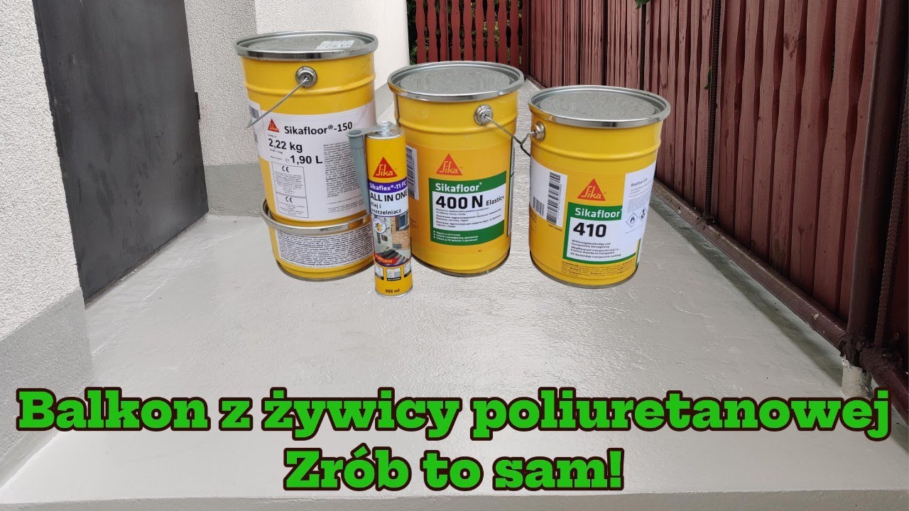 Balkon z żywicy poliuretanowej. Zrób to sam!