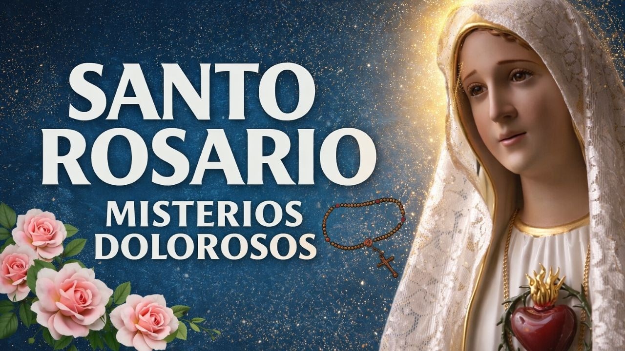 ✨ Santo Rosario Corto | Martes 3 de Marzo 2026 💐Misterios Dolorosos🌼