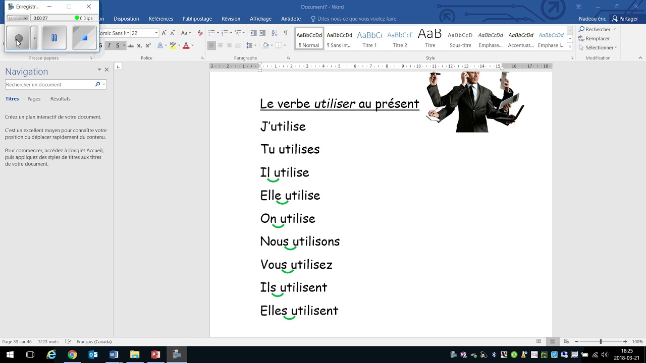 Verbe utiliser