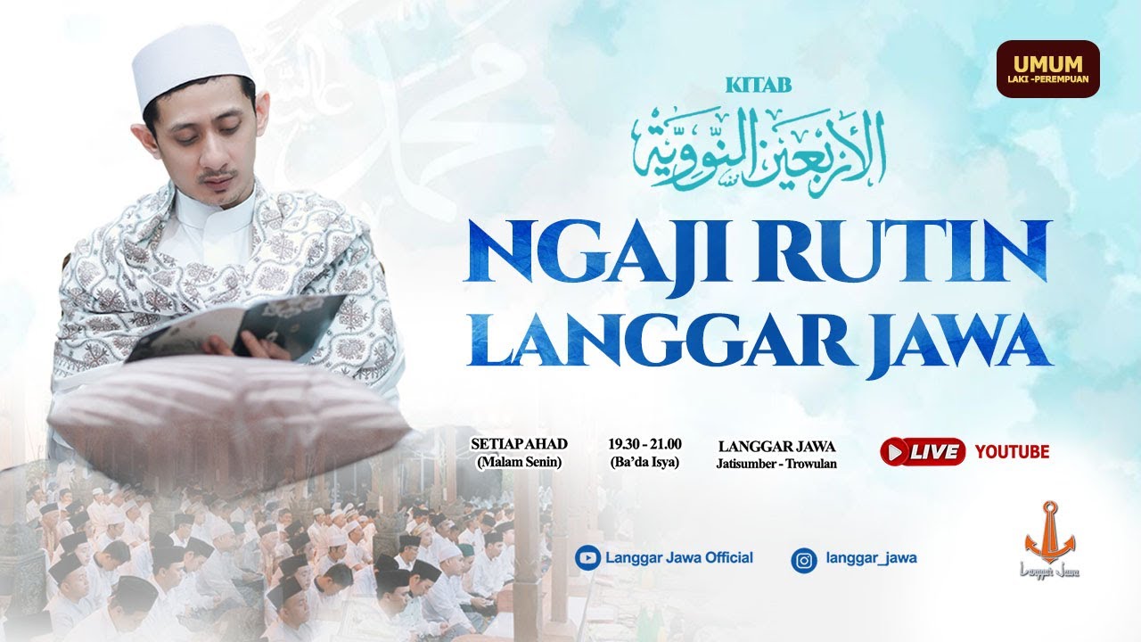 [LIVE] NGAJI RUTIN LANGGAR JAWA MALAM SENIN 4 JANUARI 2026