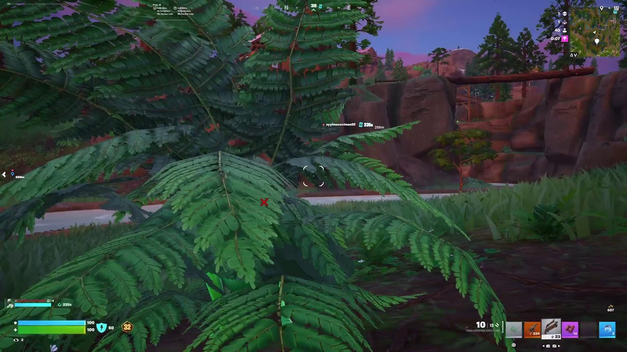 Just  chillin  playing fortnite :)