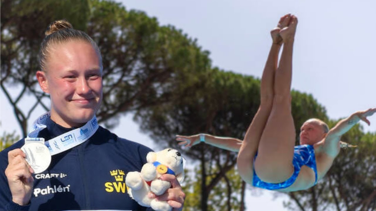 Emma Gullstrand (Sweden) 🥈 1m Springboard || European Championships 2022