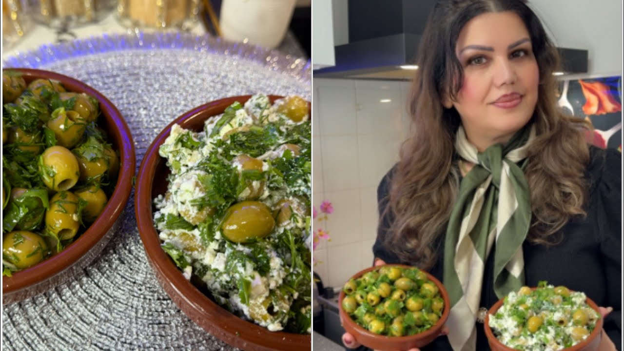 مزه دار کردن زیتون به طریقه خیلی ها اسان 🫒🫒