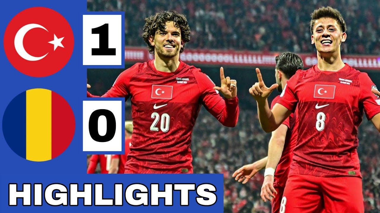 🔴T&uuml;rkiye vs Romania (1-0) Extended HIGHLIGHTS | World Cup Qualifiers