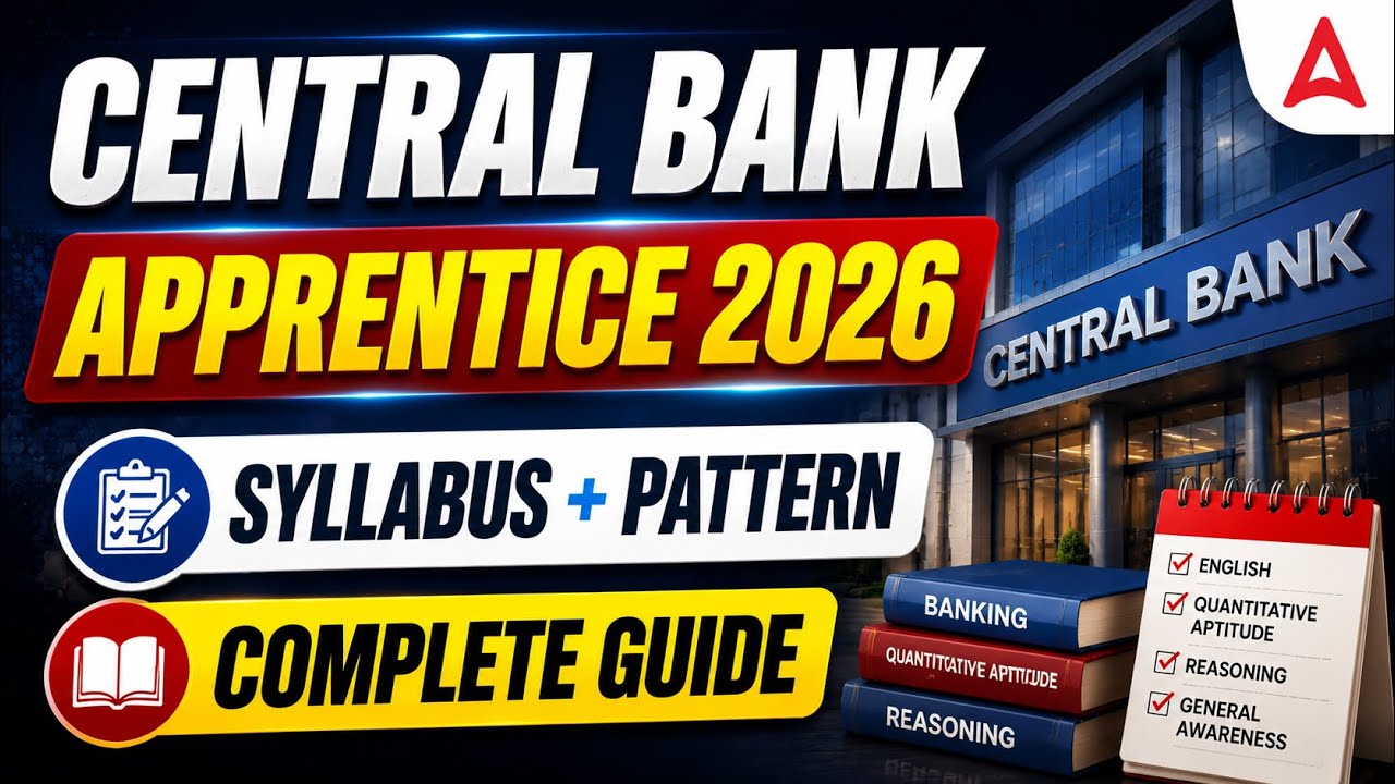 Central Bank Apprentice Recruitment 2026 Tamil | Central Bank Apprentice Syllabus, Exam Pattern