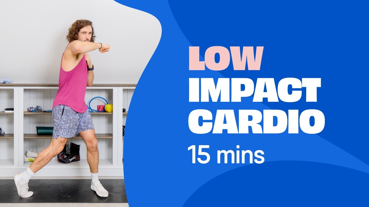 15 Minute LOW IMPACT Cardio Workout | Joe Wicks Workouts