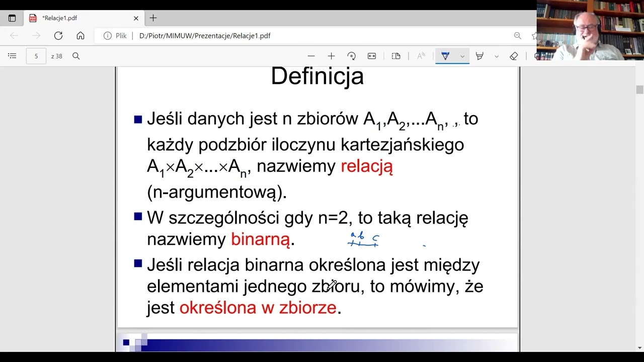 [5] 10 czerwca - Relacje i funkcje PCh