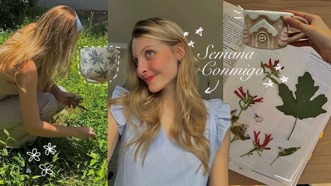 Semana Conmigo: exámenes y aprendiendo a descansar 🧺💐 (facultad, psicología, cerámica, yoga)