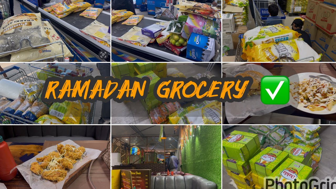 Alhamdulilah ! Ramadan Grocery shopping  done  ☑️ #ramadan #grocery     #lifewithroma  #vlog