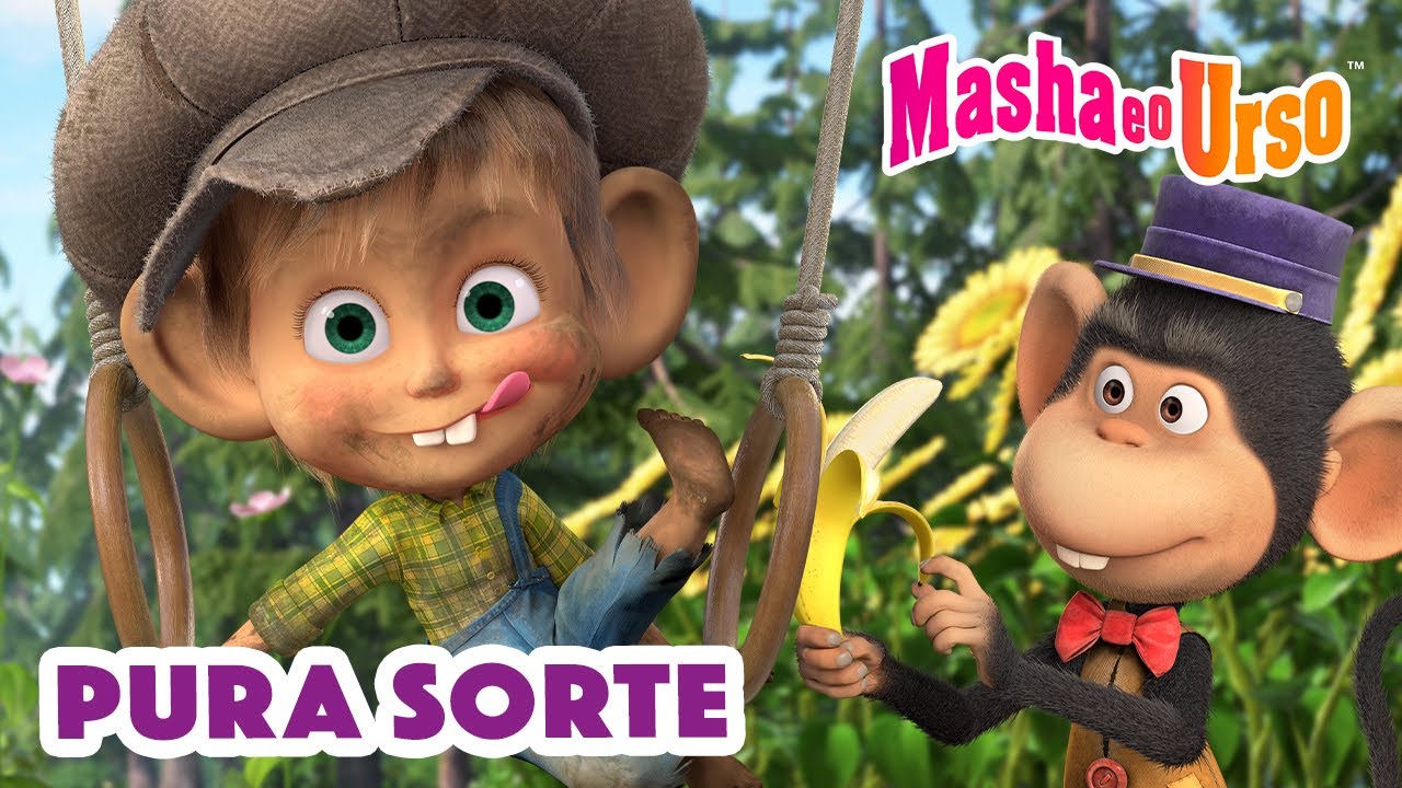 Masha e o Urso 👱‍♀️🐻 🍀 Pura sorte 🤞🌟 Coleção de desenhos animados