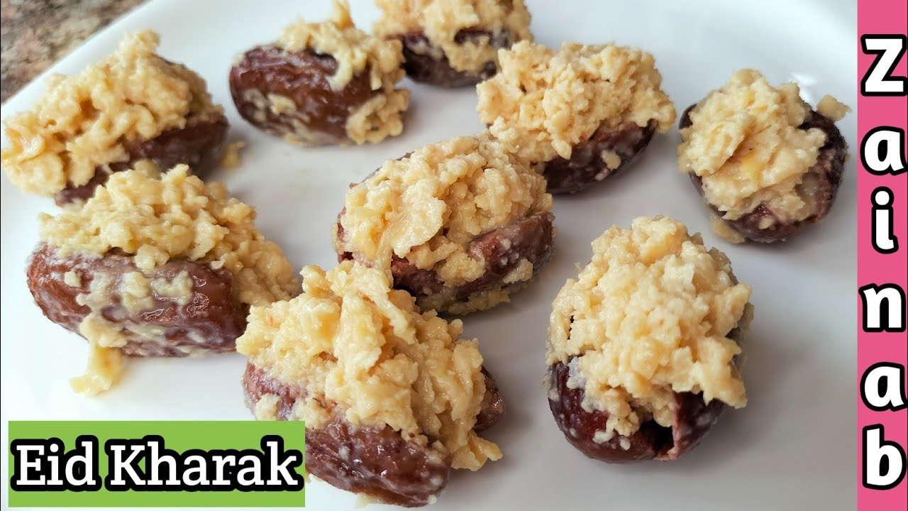 Bohra Eid Kharak recipe by Zainab | Eid Special 2022 | Stuffed dry dates | Mawa kharak