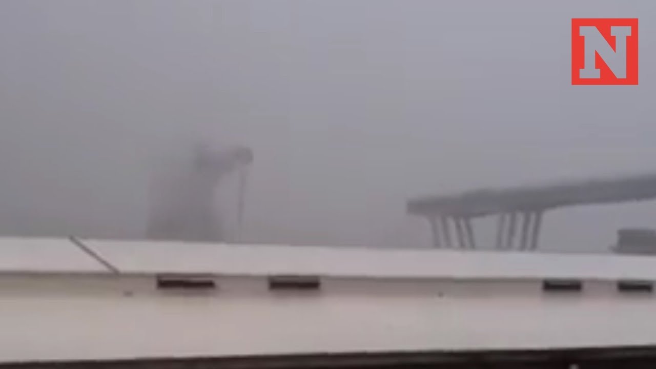 Watch Shocking Moment Highway Bridge Collapses In Genoa