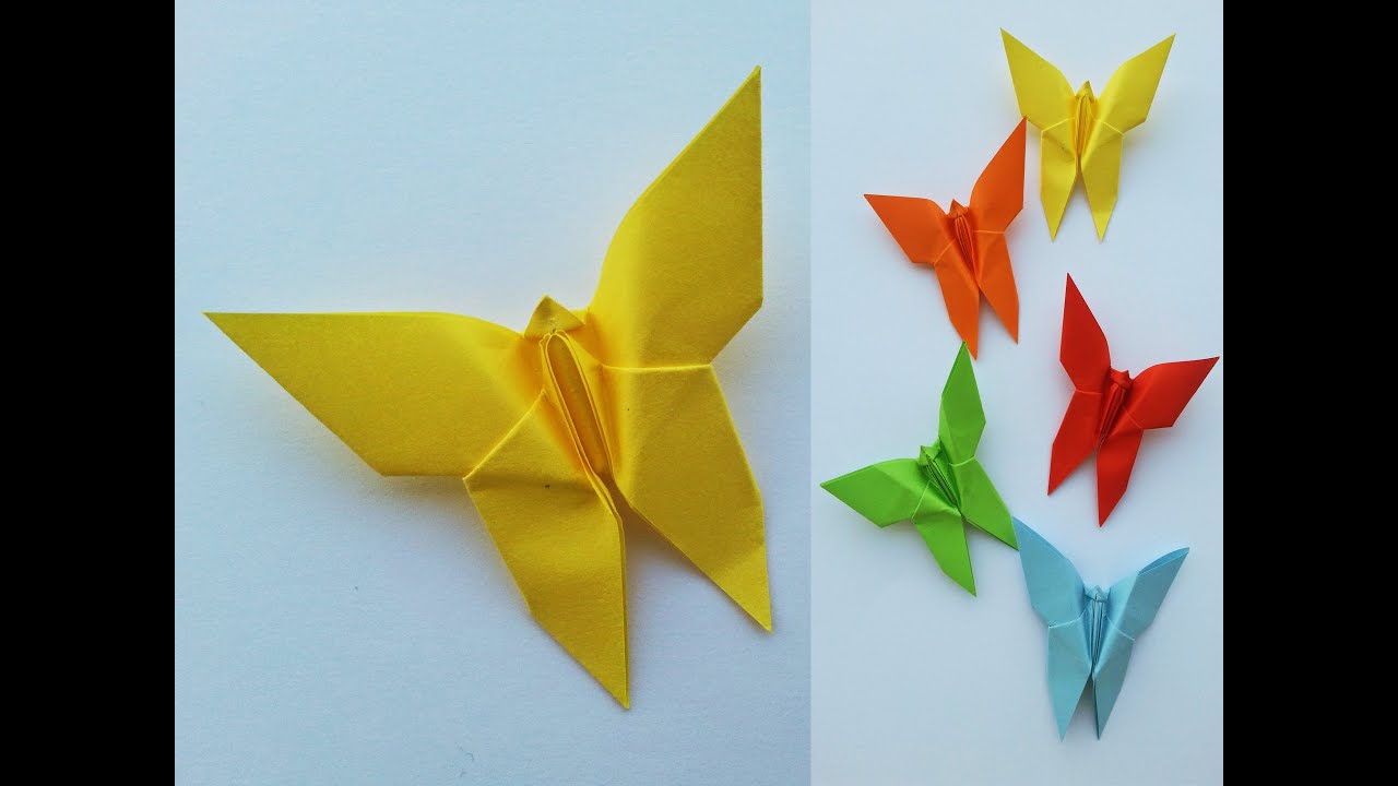 TUTORIAL ORIGAMI: FARFALLE decorative