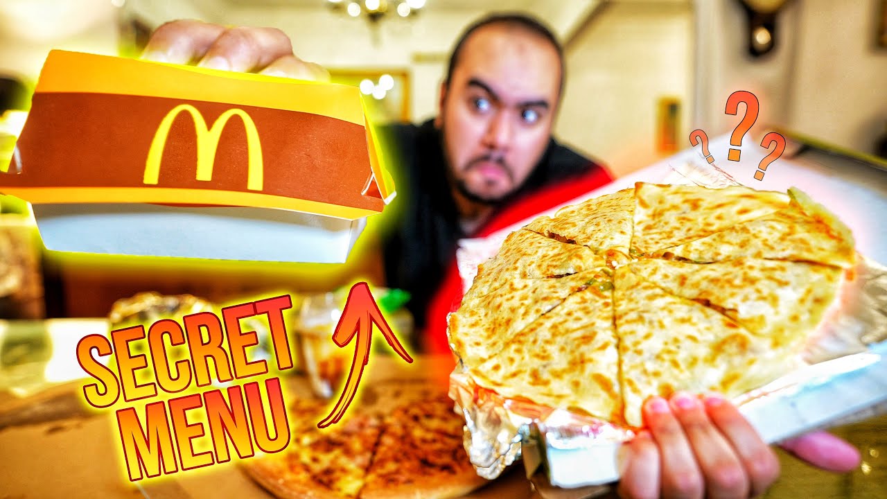 كيفني اكيفك - برجر ماكدونالدز السري و كريب عامل نفسه بيتزا