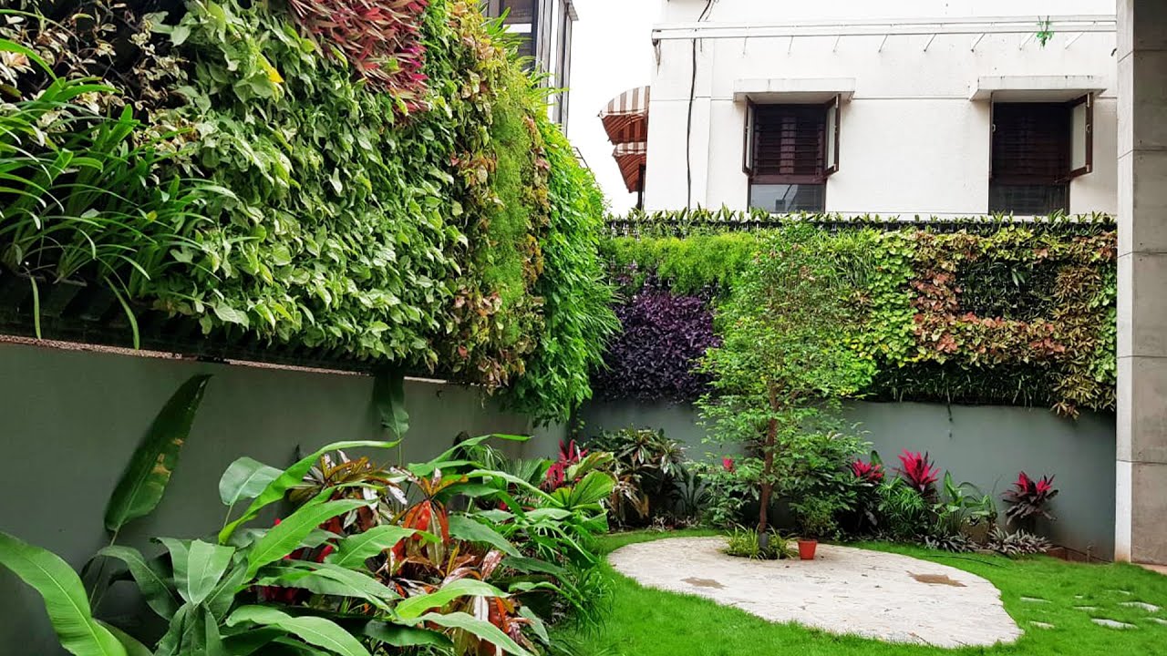 Vertical & Garden Landscaping For Residence (Location - Indore) | Devila Landscaping