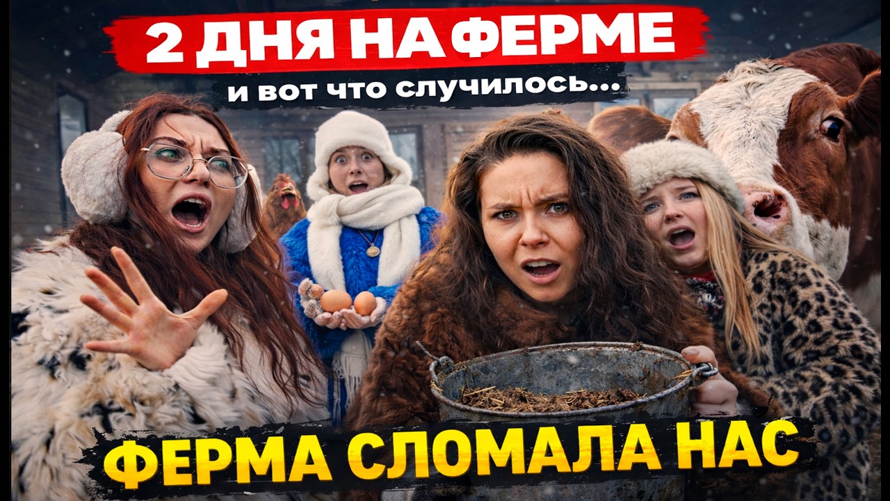 Четыре москвички на ферме — 48 часов выживания