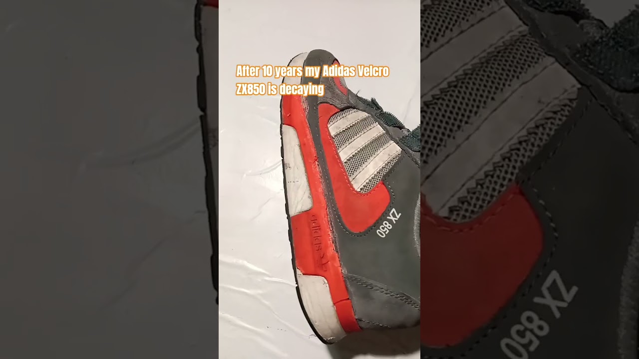 Adidas ZX 850 Velcro no lace no tie shoes,favorite of all time #ortholite#adidas#shorts#rubbershoes