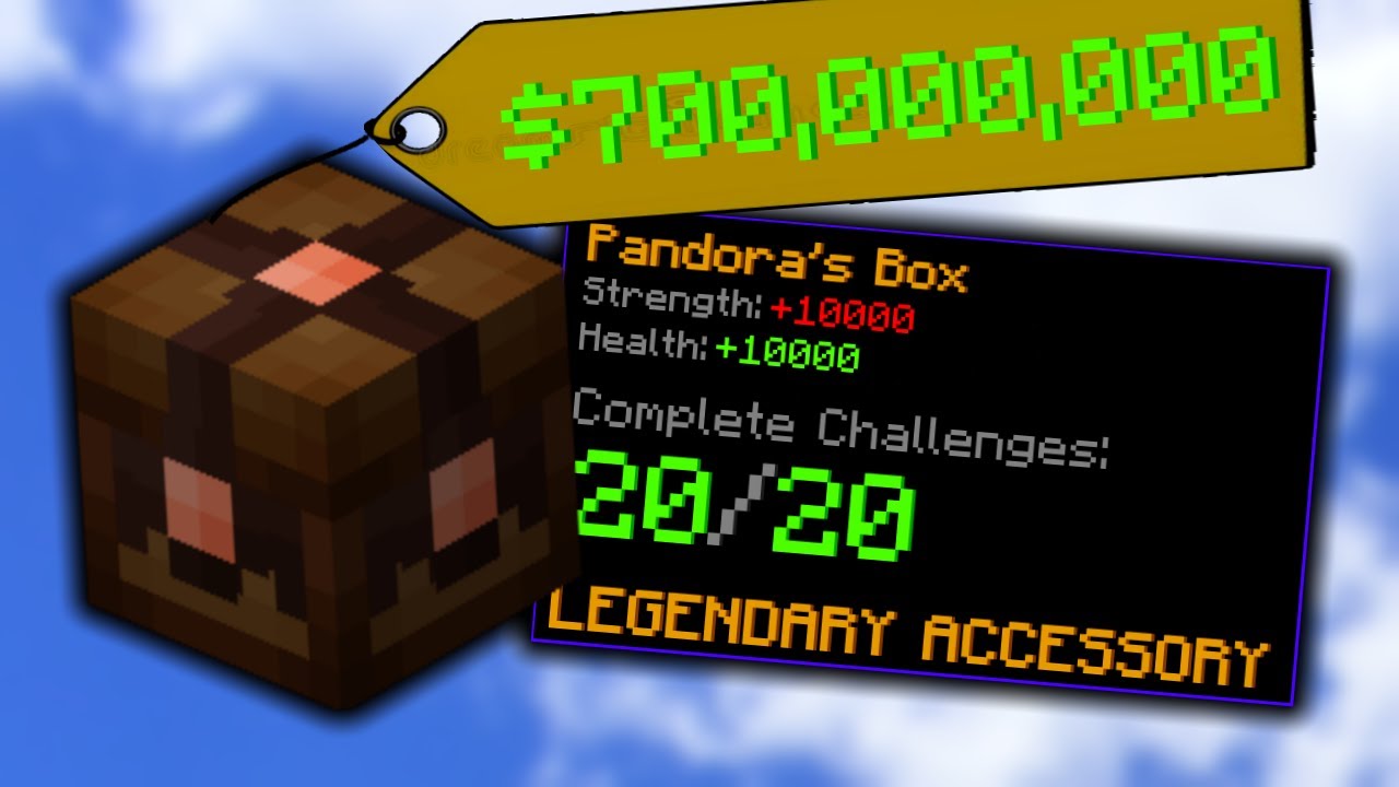 The FIRST LEGENDARY Pandora's Box (Hypixel Skyblock)
